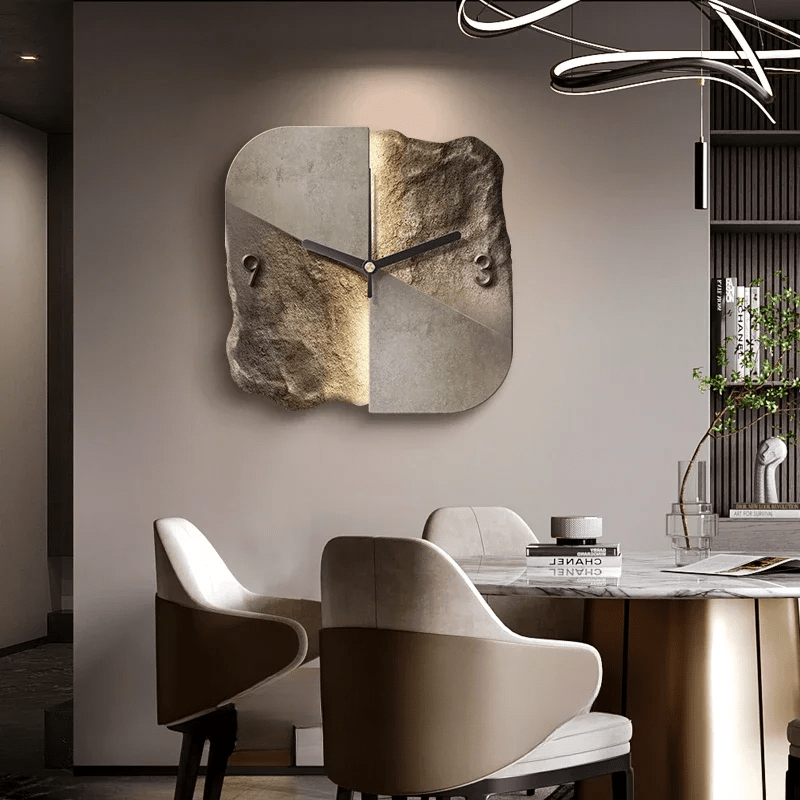 Horloge Murale Moderne Silencieuse | Design 3D Élégant de 20 Pouces