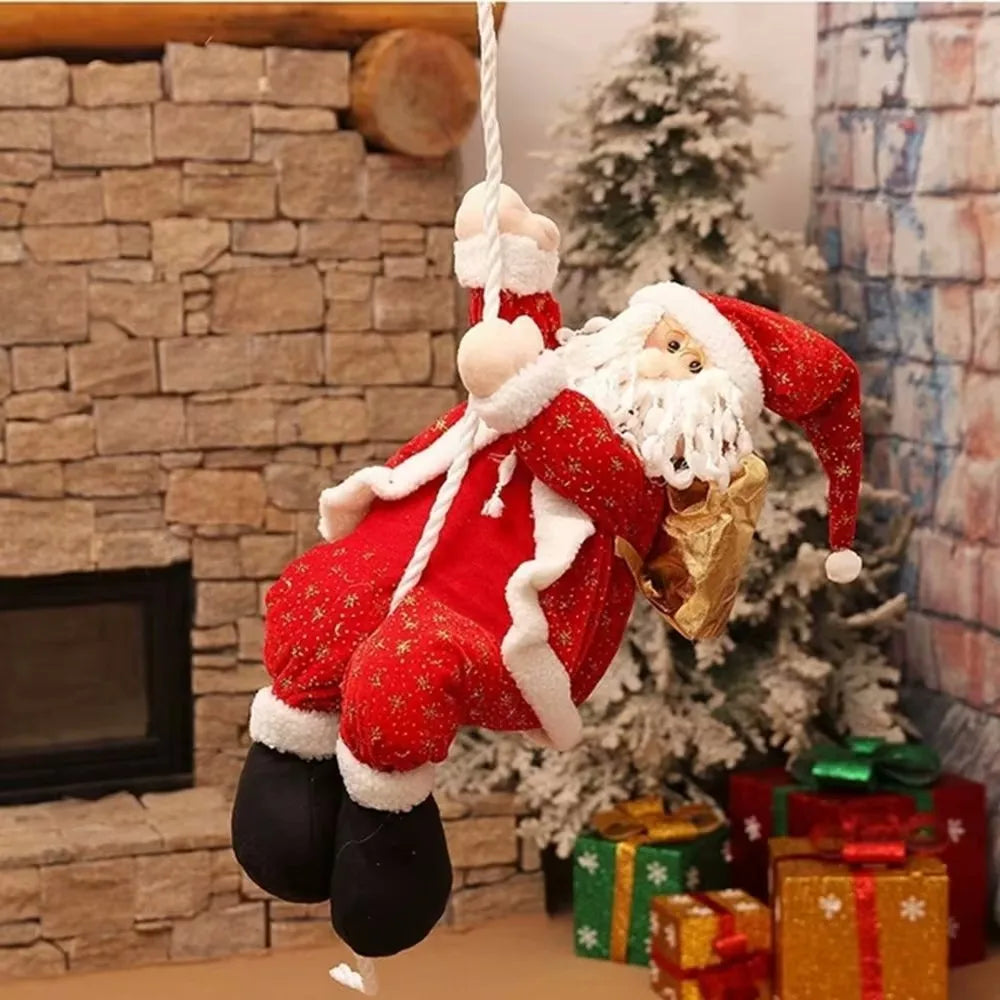 Décoration de Noël Père Noël Cartoon - Design Amusant et Polyvalent