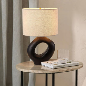 Lampe de Table en Résine - Élégance et Lumière Chaleureuse
