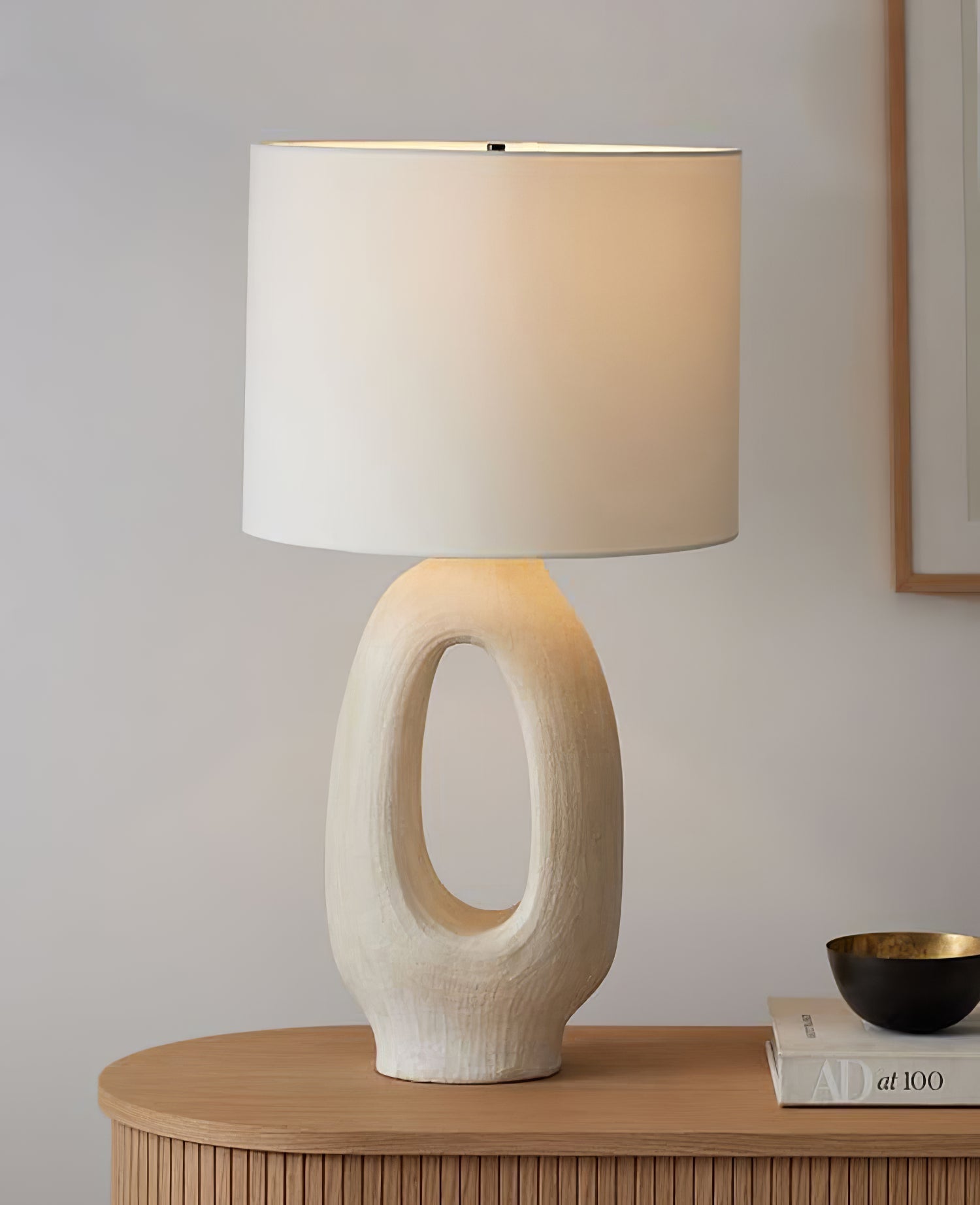 Lampe de Table en Résine - Élégance et Lumière Chaleureuse