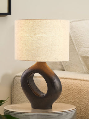 Lampe de Table en Résine - Élégance et Lumière Chaleureuse