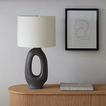 Lampe de Table en Résine - Élégance et Lumière Chaleureuse