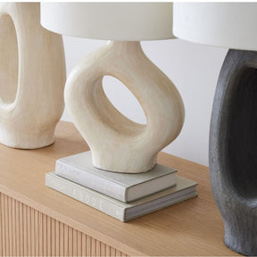 Lampe de Table en Résine - Élégance et Lumière Chaleureuse