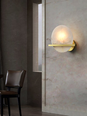 Applique Murale en Marbre - Luxe et Efficacité Énergétique