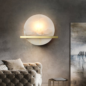 Applique Murale en Marbre - Luxe et Efficacité Énergétique