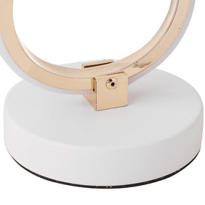 Lampe de Table LED Design en Spirale - Éclairage Chaud et Apaisant