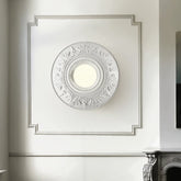 Lampe Vintage Ronde Blanche - Éclairage Rétro pour Intérieurs Sophistiqués