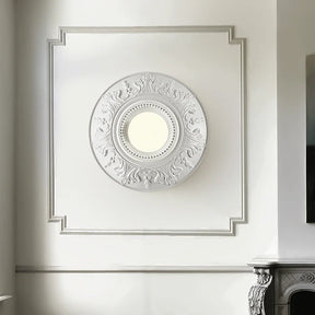 Lampe Vintage Ronde Blanche - Éclairage Rétro pour Intérieurs Sophistiqués