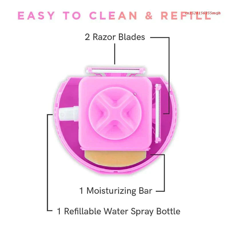 Rasoir Électrique Portable pour Femmes - Rasage Doux et Pratique en Voyage