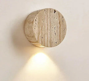Applique Murale en Marbre - Éclairage LED Luxueux et Durable