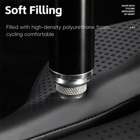 Selle de Vélo Antichoc Confortable - Coussin en Cuir Antidérapant et Léger