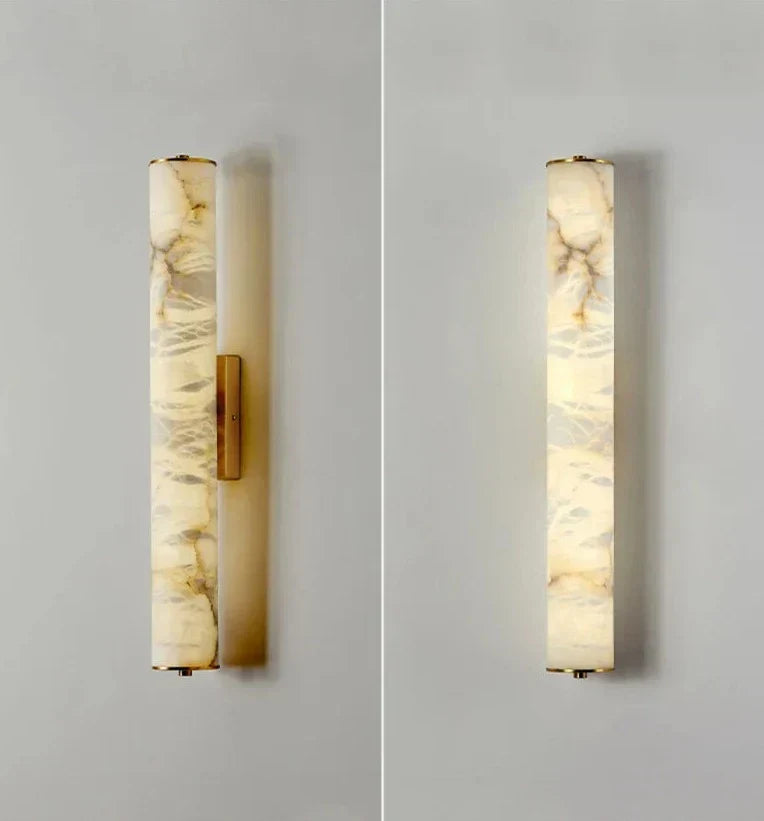 Lampe Murale en Marbre - Élégance Wabi-Sabi et Luxe Durable