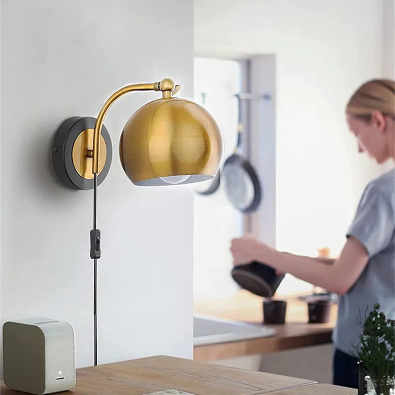 Lampadaire Vintage Classique - Éclairage Élégant et Économe en Énergie