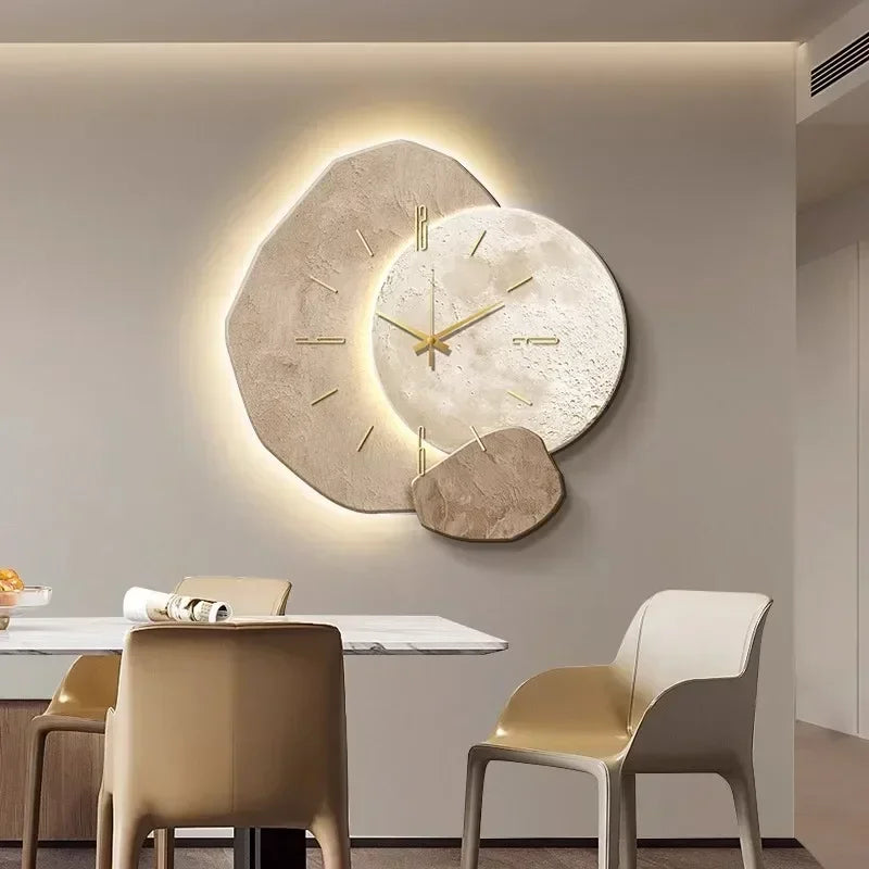 Horloge Murale Minimaliste en Bois - Élégance Silencieuse pour Intérieurs Modernes