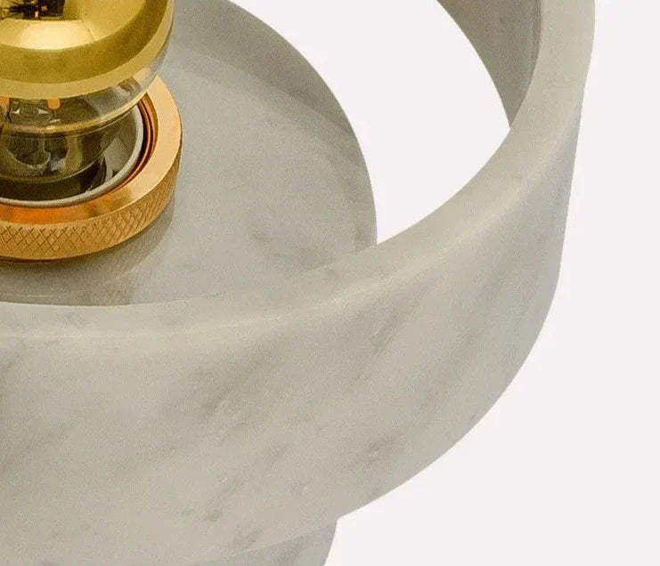 Lampe Murale Wabi-Sabi en Marbre - Élégance Naturelle et Économie d'Énergie