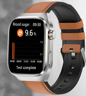 Montre Connectée Santé avec Suivi ECG - Écran AMOLED 2,04 Pouces Étanche