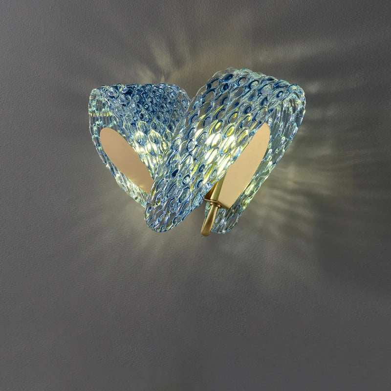 Lampe Murale en Verre Design - Éclairage Artistique et Économe en Énergie