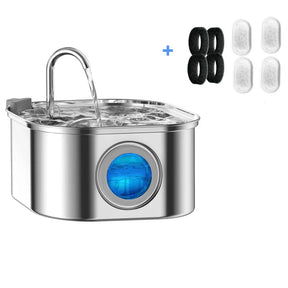 Fontaine à Eau en Acier Inoxydable - Design Élégant et Résistant aux Intempéries