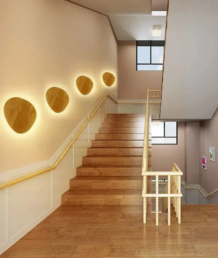 Applique Murale en Bois Moderne - Écologique et Durable pour Intérieur