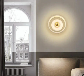 Lampe Murale Wabi-Sabi en Marbre - Élégance Naturelle et Économie d'Énergie