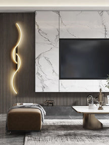 Applique Murale LED Contemporaine - Design Artistique et Éclairage Polyvalent