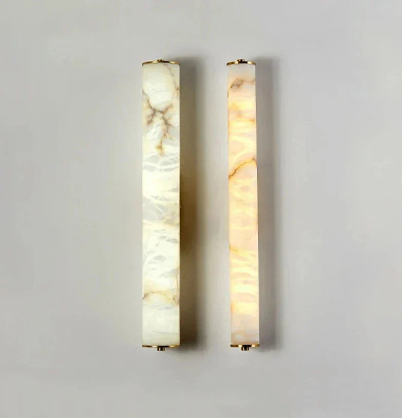 Lampe Murale en Marbre - Élégance Wabi-Sabi et Luxe Durable