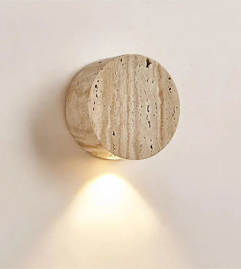 Applique Murale en Marbre - Éclairage LED Luxueux et Durable