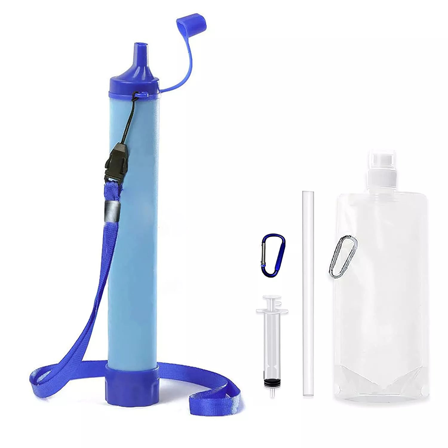 Filtre à Eau Portable pour Survie - Filtration Avancée et Utilisation Facile