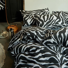 Housse de Couette en Coton Égyptien - Douceur et Design Moderne pour Votre Lit