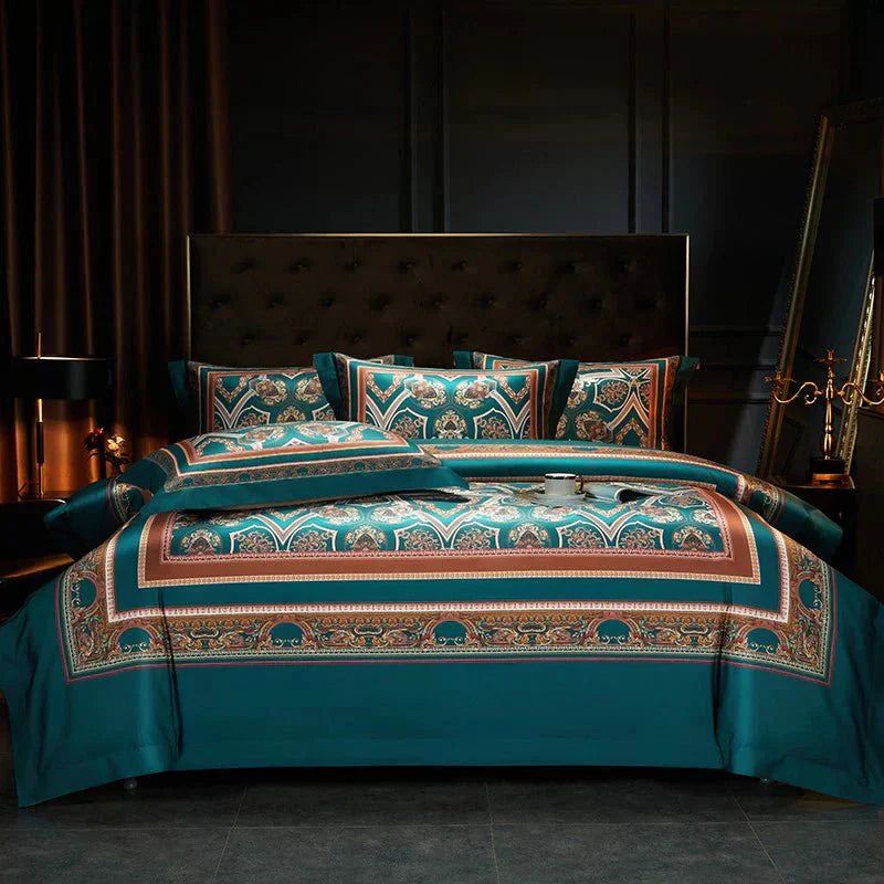 Ensemble de Couette en Coton Égyptien - Luxe et Confort pour un Sommeil Élégant