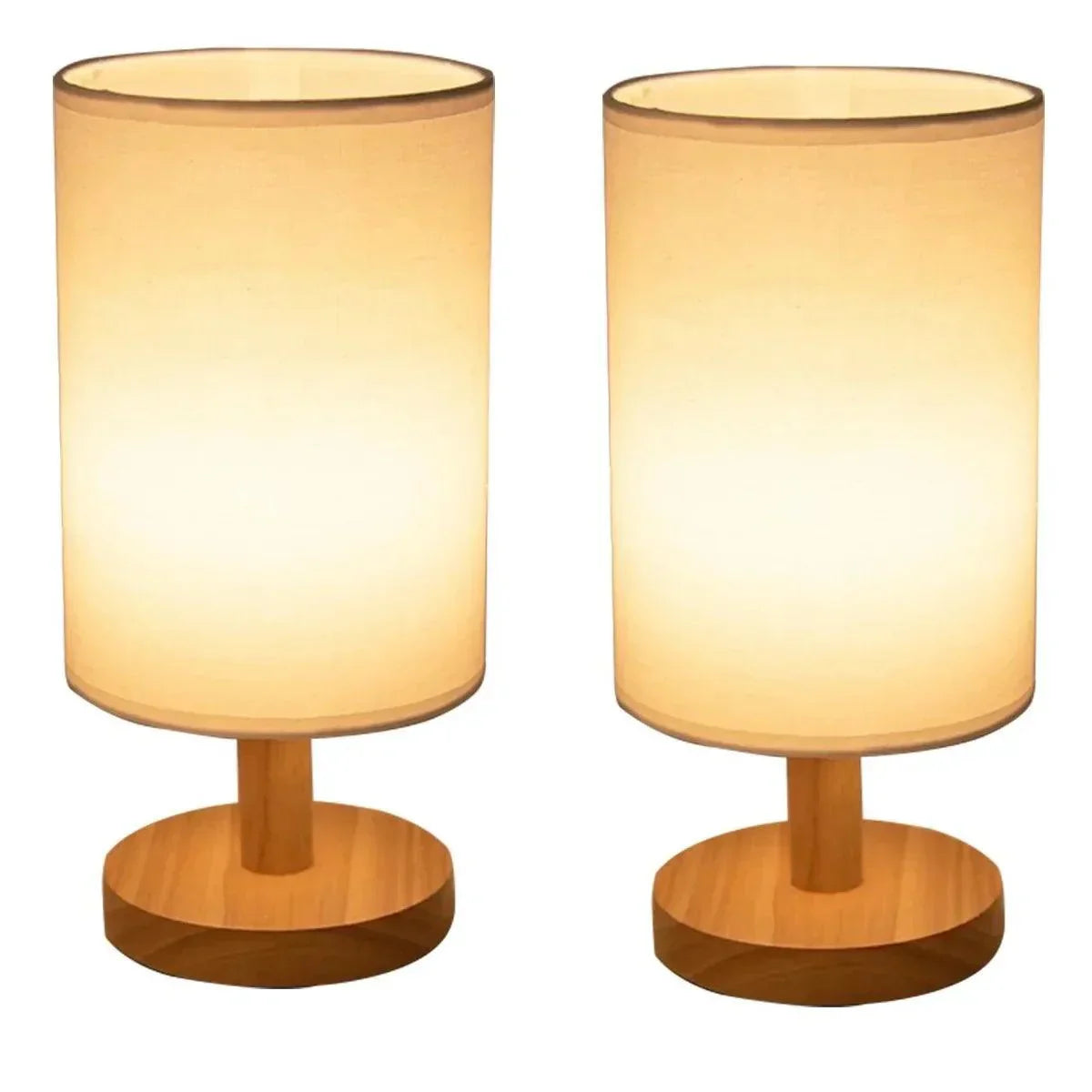 Lampe en Bois Massif Design - Lumière LED Économique et Apaisante