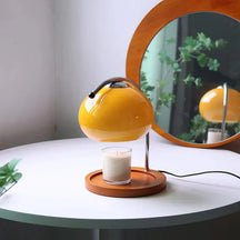 Lampe d'ambiance en Verre Élégant - Charme Vintage et Éclairage Apaisant