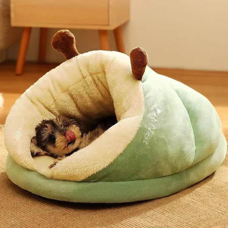 Lit pour Chien Pliable en Fleece - Confort Hivernal et Entretien Facile