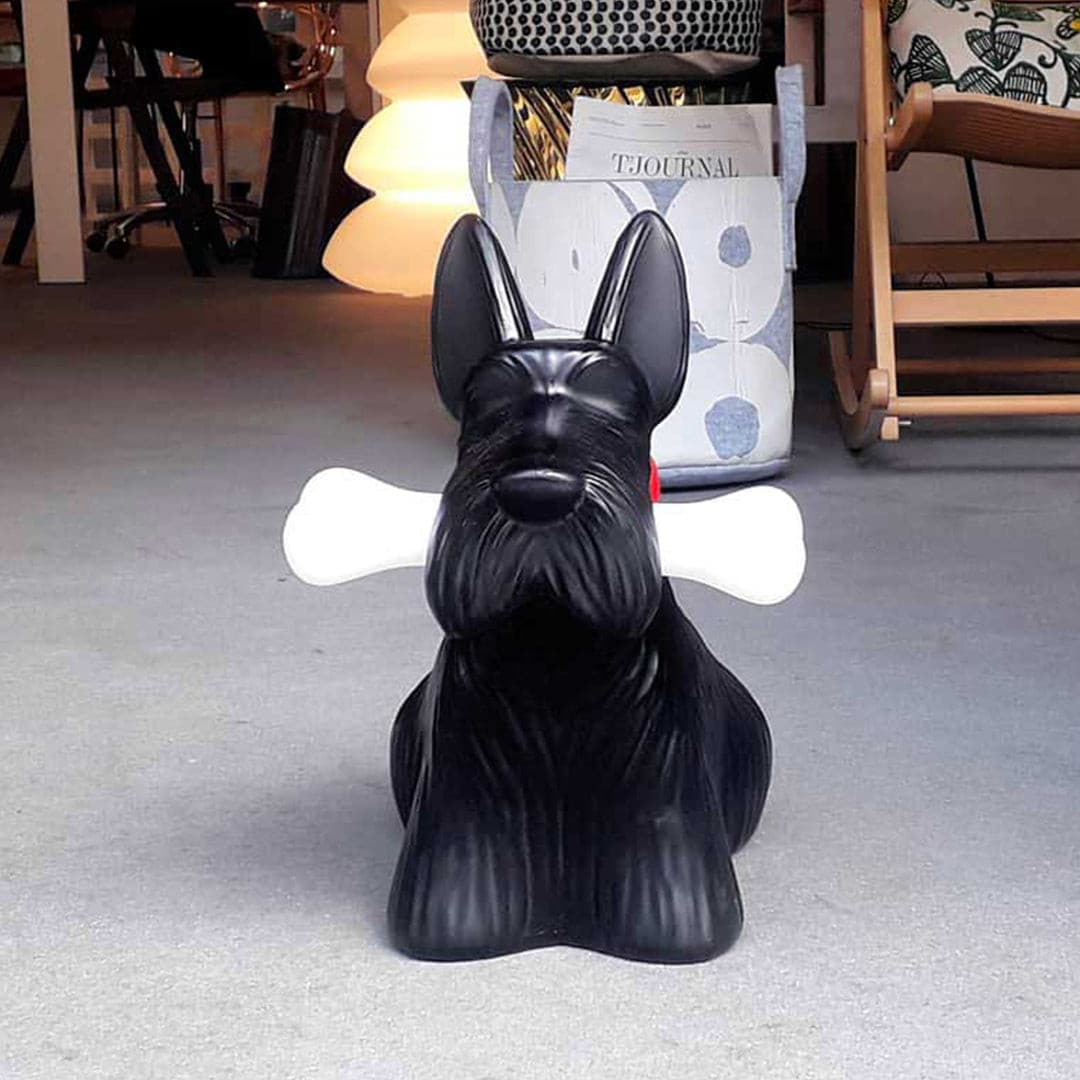 Lampe de Table LED Chien Scottie - Design Joyeux et Fonctionnel