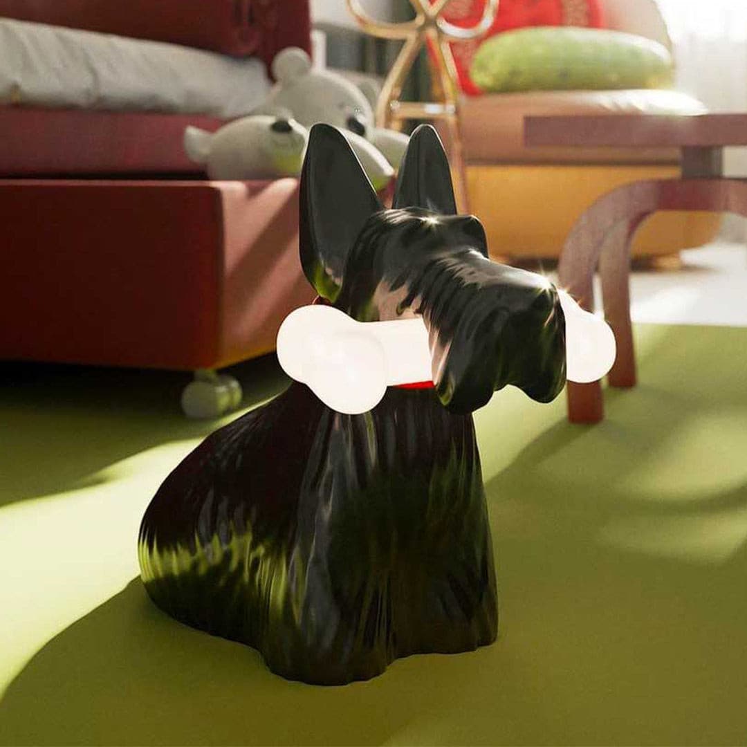 Lampe de Table LED Chien Scottie - Design Joyeux et Fonctionnel