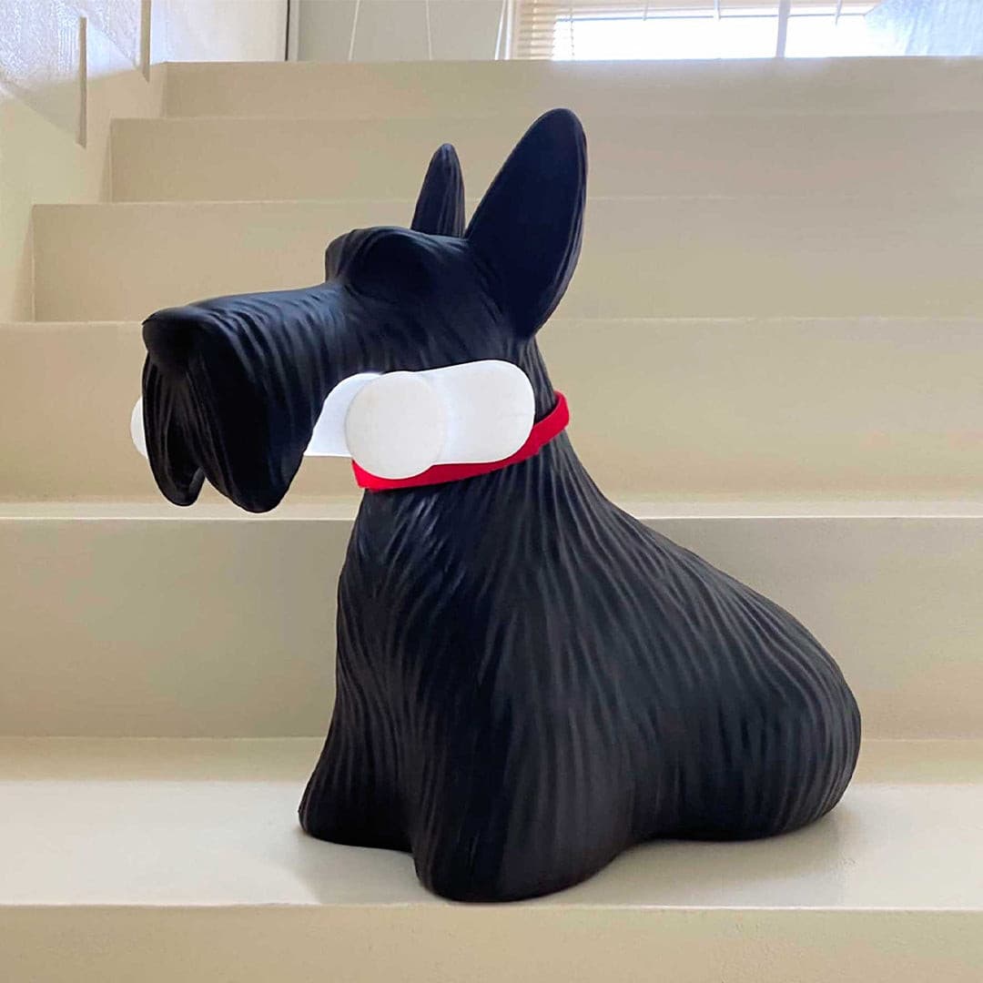 Lampe de Table LED Chien Scottie - Design Joyeux et Fonctionnel