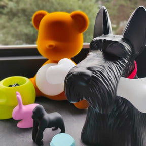 Lampe de Table LED Chien Scottie - Design Joyeux et Fonctionnel