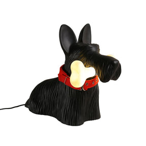 Lampe de Table LED Chien Scottie - Design Joyeux et Fonctionnel