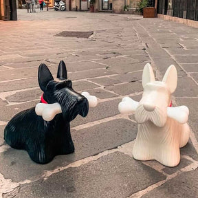 Lampe de Table LED Chien Scottie - Design Joyeux et Fonctionnel