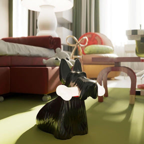 Lampe de Table LED Chien Scottie - Design Joyeux et Fonctionnel