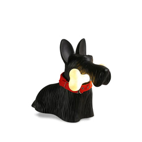 Lampe de Table LED Chien Scottie - Design Joyeux et Fonctionnel