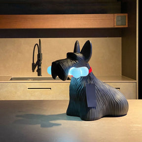 Lampe de Table LED Chien Scottie - Design Joyeux et Fonctionnel