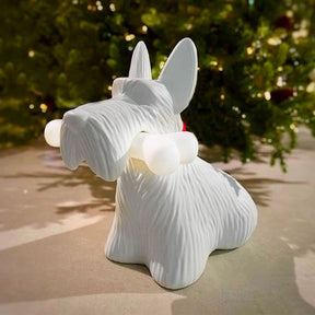 Lampe de Table LED Chien Scottie - Design Joyeux et Fonctionnel
