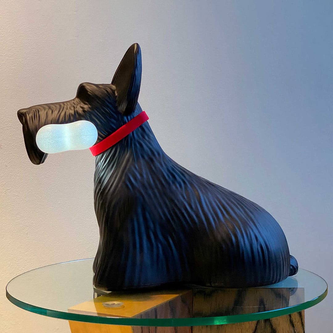 Lampe de Table LED Chien Scottie - Design Joyeux et Fonctionnel