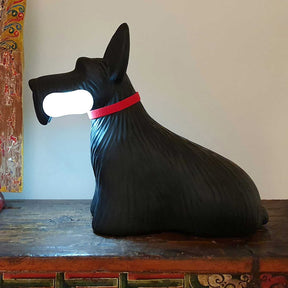 Lampe de Table LED Chien Scottie - Design Joyeux et Fonctionnel