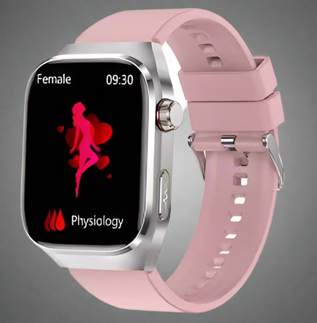 Montre Connectée Santé avec Suivi ECG - Écran AMOLED 2,04 Pouces Étanche