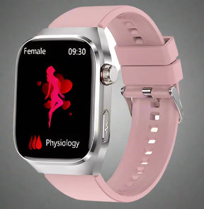 Montre Connectée Santé avec Suivi ECG - Écran AMOLED 2,04 Pouces Étanche