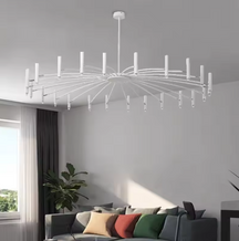 Lustre LED Moderne avec Têtes Réglables - Élégance et Efficacité Énergétique