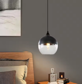 Éclairage Loft Chic Moderne - Lampe en Fer et Verre de Qualité