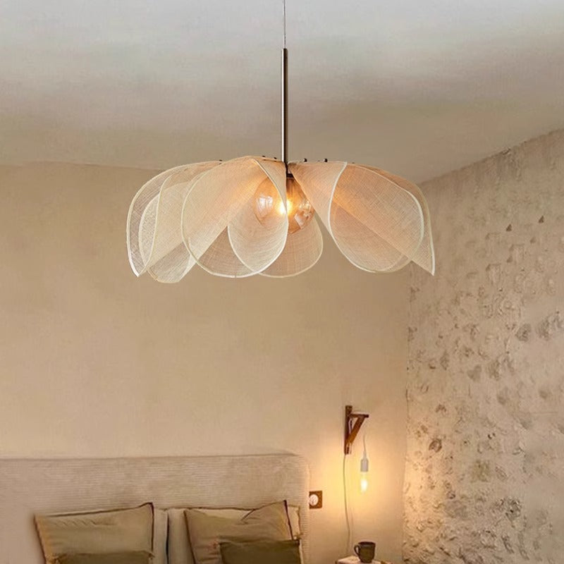 Lampe Suspendue en Tissu Vintage - Élégance et Ambiance Cosy